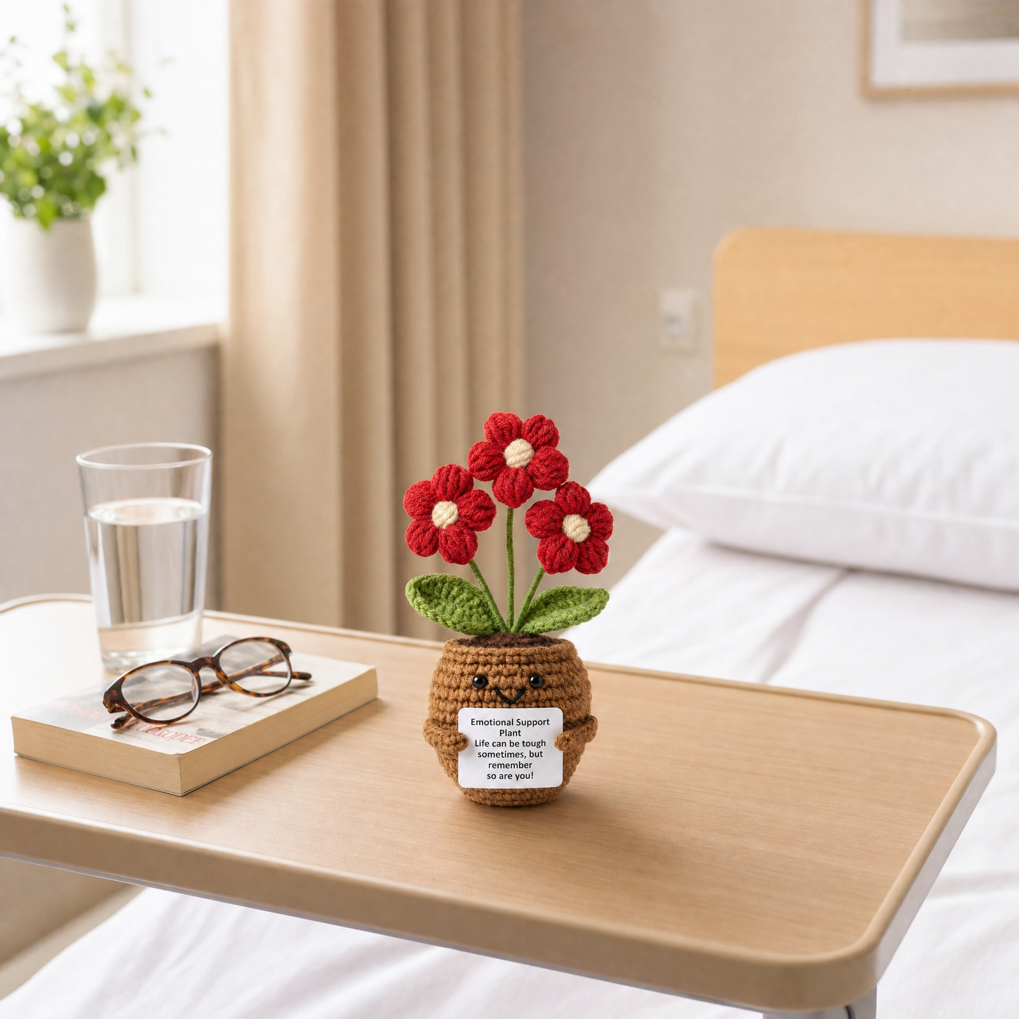 On a bedside table [pl:8cedfe8dca45]