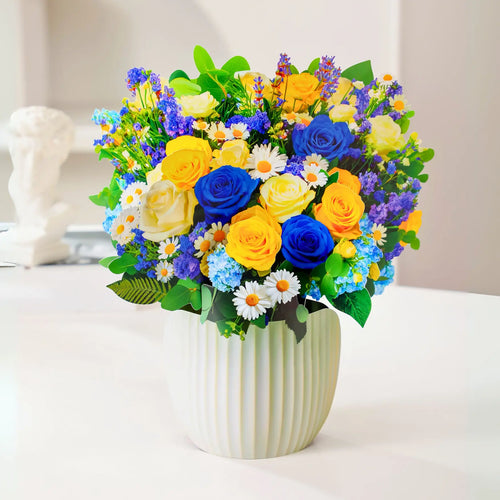 Cerulean Dream Pop-Up Bouquet