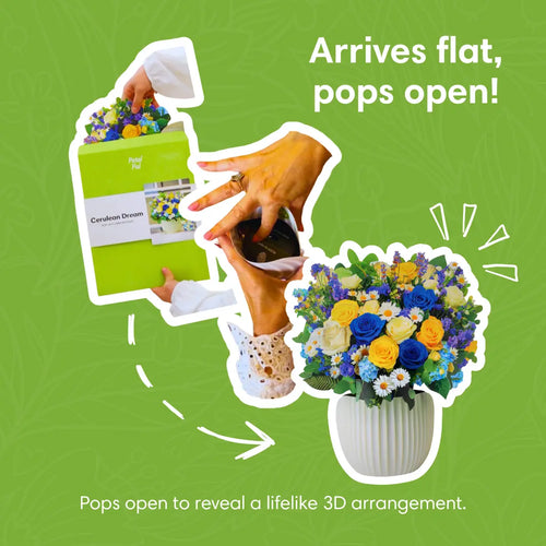 Cerulean Dream Pop-Up Bouquet