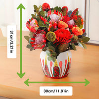 Kirribilli-Sunset-Australian-native-paper-pop-up-bouquet-of-waratah-and-proteas-—-PetalPal