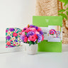 Mini Fuchsia Fantasy Pop-Up Bouquet