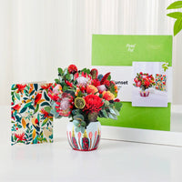 Mini-Kirribilli-Sunset-small-Australian-native-paper-pop-up-bouquet-—-PetalPal