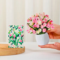 Mini-Tulip-Kisses-small-paper-pop-up-bouquet-of-pink-and-cream-tulips-—-PetalPal