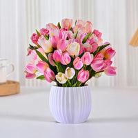 Mini-Tulip-Kisses-small-paper-pop-up-bouquet-of-pink-and-cream-tulips-—-PetalPal