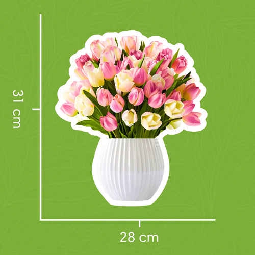 Tulip Kisses Pop-Up Bouquet